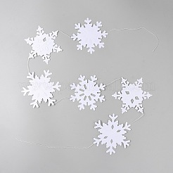 6Pcs Paper Snowflake Hanging Banners&nbsp;AJEW-WH0596-367