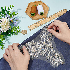 1Pc Rhinestone Iron on/Sew on Patches&nbsp;PATC-GO0001-08