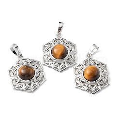 Natural & Synthetic Mixed Gemstone Pendants&nbsp;G-P498-02P