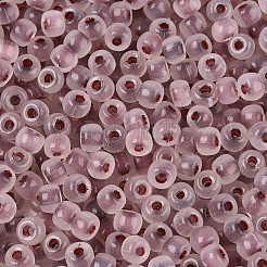 6/0 Transparent Inside Colours Glass Seed Beads&nbsp;SEED-N008-08C