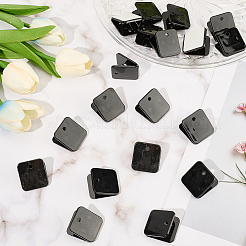 Square Acrylic Self-Adhesive Hanging Spring Clips&nbsp;AJEW-WH20011-56B