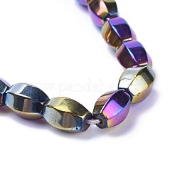 Electroplate Synthetic Magnetic Hematite Beads Strands&nbsp;G-F624-12