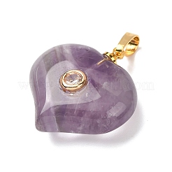 Natural Banded Amethyst Pendants&nbsp;G-B188-02G-03