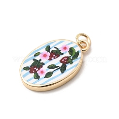 Printed Brass Pendants&nbsp;KK-H253-05C-G