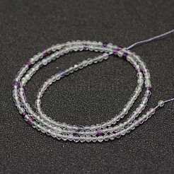 Natural Fluorite Beads Strands&nbsp;G-K182-2mm-11