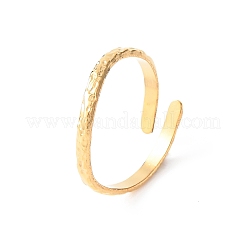 304 Stainless Steel Open Cuff Rings for Women&nbsp;RJEW-K309-12G