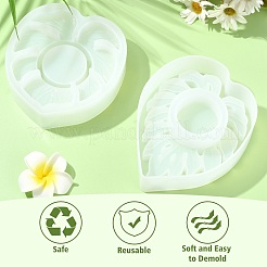1 Set 2pcs 2 Styles Candle Stand Ornament Base Silicone Molds&nbsp;ST-CJ0007-60