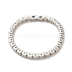 Clear Cubic Zirconia Tennis Bracelet&nbsp;BJEW-E009-25B-P