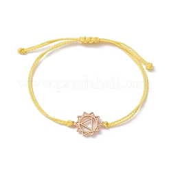 7Pcs 7 Style Alloy Chakra Link Bracelets Set&nbsp;BJEW-JB10017