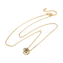 Brass Pave Cubic Zirconia Birth Stone Constellation Pendant Cable Chain Necklaces&nbsp;NJEW-D334-01G-12
