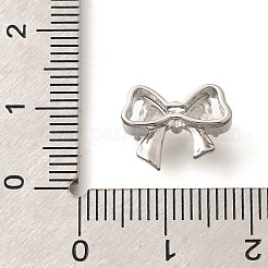 Brass Micro Pave Cubic Zirconia Beads&nbsp;KK-C085-09P