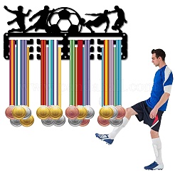 Sports Theme Iron Medal Hanger Holder Display Wall Rack&nbsp;ODIS-WH0055-148