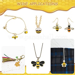 50Pcs 10 Styles Zinc Alloy Enamel Charms&nbsp;ENAM-CJ0003-87