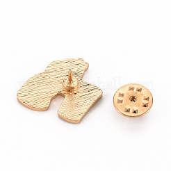 Rack Plating Alloy Enamel Brooches&nbsp;JEWB-S011-157-NR