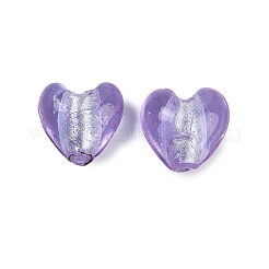 Handmade Silver Foil Lampwork Glass Beads&nbsp;LAMP-Q005-06
