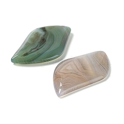 Natural Banded Agate/Striped Agate Pendants&nbsp;G-E601-03