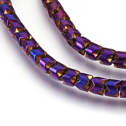 Electroplate Non-magnetic Synthetic Hematite Bead Strands&nbsp;G-I208-19-G