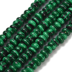 Synthetic Malachite Beads Strands&nbsp;G-Z110-B02-2x4mm
