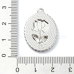 Rack Plating Alloy Enamel Pendants&nbsp;FIND-Z051-07P