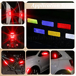 200Pcs PET Multifunctional Reflective Self Adhesive Stickers&nbsp;STIC-GO0001-04B