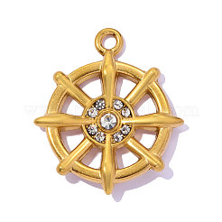 304 Stainless Steel Pendants&nbsp;STAS-OY017-07G