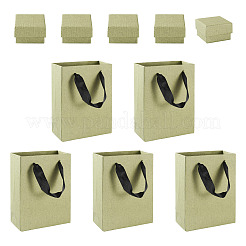 5Pcs Square Paper Jewelry Display Cases&nbsp;CON-TA0001-39A-01