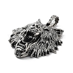 Tibetan Style Alloy Big Pendants&nbsp;TIBE-L012-032AS