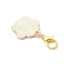 Alloy Enamel Dog Paw Print Pendant Decorations&nbsp;X-HJEW-JM03746