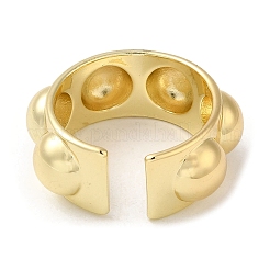Brass Open Cuff Rings&nbsp;RJEW-Q778-16G