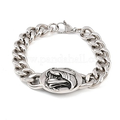 Stainless Steel Link Bracelets&nbsp;BJEW-D379-14ASP