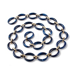 Handmade Imitation Gemstone Style Acrylic Chains&nbsp;AJEW-JB00979-01