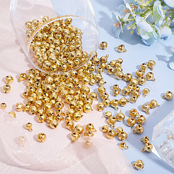 240Pcs 3 Styles Brass Christmas Bell Charms&nbsp;KK-CA0002-57G