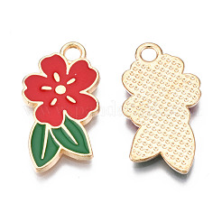 Alloy Enamel Pendants&nbsp;ENAM-Q446-002D-RS