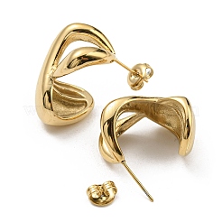304 Stainless Steel Twist Infinity Stud Earrings&nbsp;EJEW-I286-03G