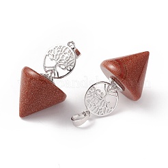 Natural & Synthetic Gemstone Pendants&nbsp;G-E150-04P