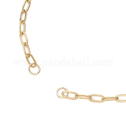 2.5MM 304 Stainless Steel Paperclip Chain Bracelet Making&nbsp;AJEW-JB01403