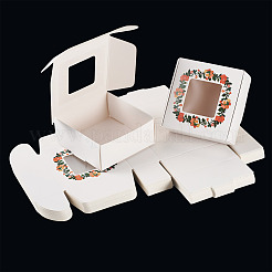White Cardstock Flower Printed Paper Packaging Mailer Boxes&nbsp;CON-TAC0022-01