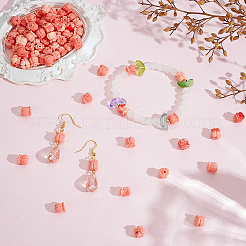 100Pcs Synthetic Coral Beads&nbsp;CORA-SP0001-20A