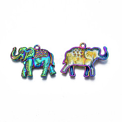 Rainbow Color Alloy Pendant Rhinestone Settings&nbsp;PALLOY-N156-193