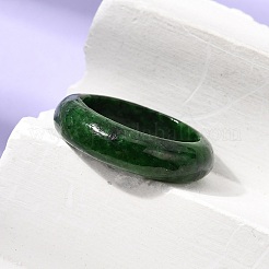Natural Myanmar Jade Dyed Finger Ring&nbsp;RJEW-C160-01A
