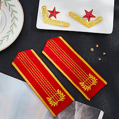 2 Pairs Cloth Fiber Epaulettes&nbsp;AJEW-FH0005-78