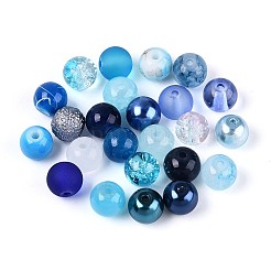 360Pcs 24 Color Electroplate & Frosted & Imitation Jade Glass Beads Set&nbsp;GLAA-T030-08A