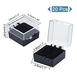 Plastic Badge Storage Gift Box&nbsp;CON-WH0099-07A