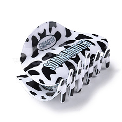 Leopard Print Pattern PVC Claw Hair Clips&nbsp;LS-PHAR-M013-02E