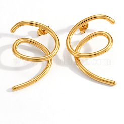 304 Stainless Steel Stud Earrings&nbsp;WG62927-01