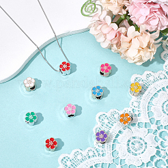 120Pcs 2 Colors UV Plating Acrylic European Beads&nbsp;OACR-PA0001-61