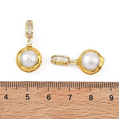 Natural Baroque Keshi Pearl Pendants&nbsp;PALLOY-JF05759