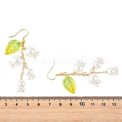 Shell Pearl & Glass Dangle Earrings&nbsp;EJEW-TA00821
