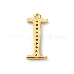 Rack Plating Brass Micro Pave Cubic Zirconia Pendant&nbsp;KK-H449-76G-03