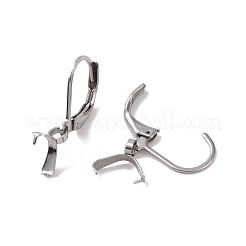 Tarnish Resistant 304 Stainless Steel Leverback Earring Findings&nbsp;X-STAS-G283-01P